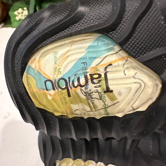 Jambu Womens Pine Adventure Designs Leather & Textile Relax Foam Criss-Cross San - Picture 8 of 12